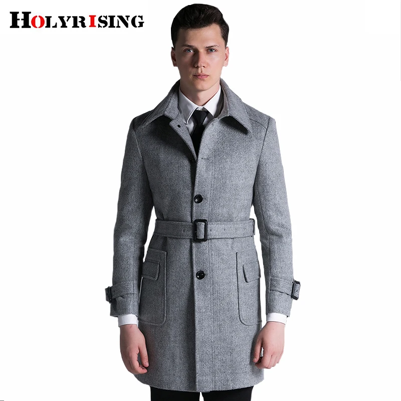 Autumn Winter wool coat Men wool jacket fashion coat high quality large Overcoat plus size s-6XL #18069 holyrising Autumn Winter wool coat Men wool jacket fashion coat high quality large Overcoat plus size s-6XL #18069 holyrising