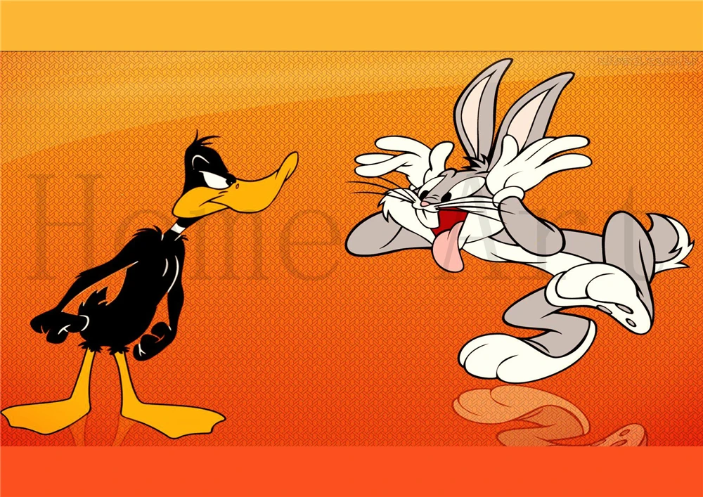 Постер Looney Tunes четкое изображение настенные наклейки украшение для дома хорошее