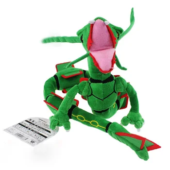

2017 Free Shipping 83cm Plush Toy Green Rayquaza Dragon Plush Toys Doll Soft Stuffed Animals Toys Brinquedos Gift for Children