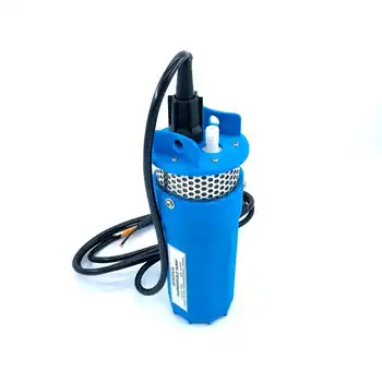 DC 12V/24V Mini Solar Power Water Pump 70 Meter Lift Diaphragm Vertical Submersible Outdoor Garden Fountain Deep Well Aquarium