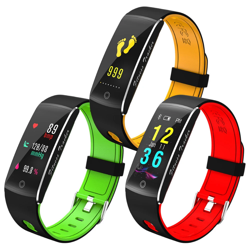 

F10 Smart Band Color Screen Fitness Tracker Smartband IP68 Waterproof Remote Control Sports Wristband for Android iOS P30