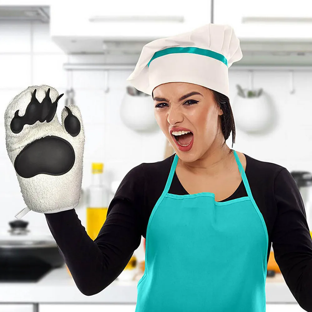 2 шт силиконовые кухонные перчатки для приготовления пищи, барбекю, утолщенные прихватки, прихватки для духовки, кухонные перчатки, Pannenlappen