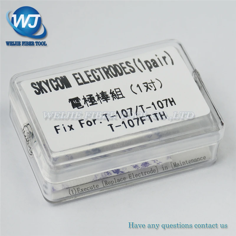 

Free shipping Electrodes SKYCOM t-107 T-107H T-107FTTH Fusion Splicer Electrodes