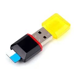 1 шт. высокая скорость Mini USB Micro SD карта памяти адаптер для ноутбука