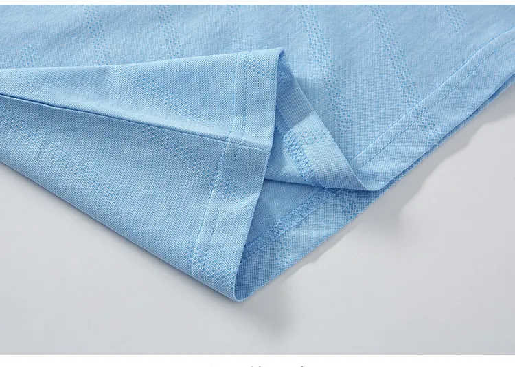 Летние мужские деловые классические рубашки поло мужские высококачественные рубашки поло с короткими рукавами мужские синие и серые M до XXXL