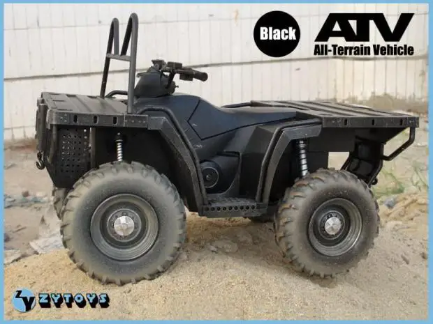 ZY Toys ATV 1/6 военный вездеход внедорожный мотоцикл модель для 12 дюймов Фигурка DIY