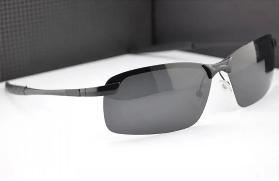 Новинка, поляризованные солнцезащитные очки для вождения, рыбалки, UV400, коричневые/черные 933