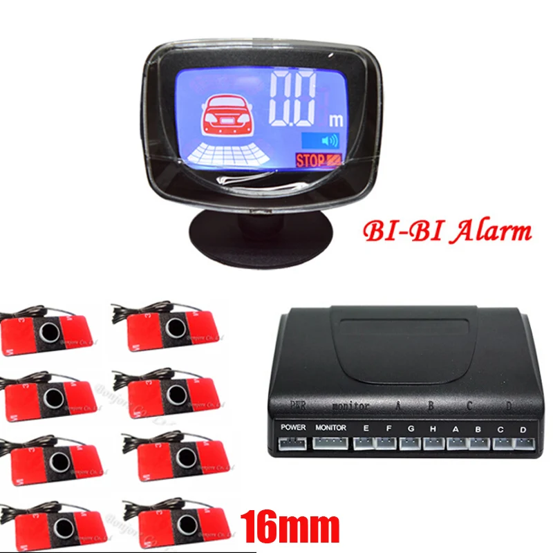 Weatherproof 8 Rear Front View Car font b Parking b font font b Sensor b font