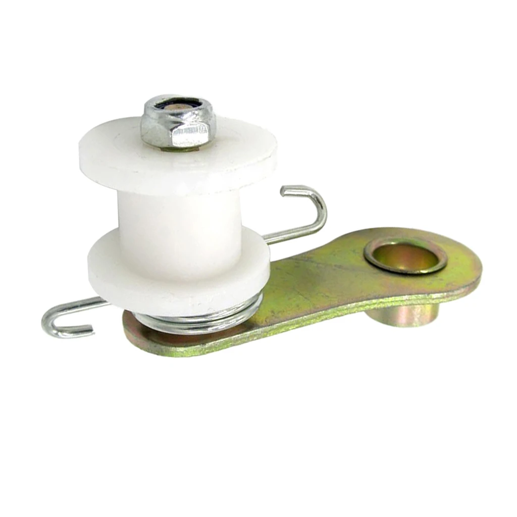Motorcycle Spring Roller Wheel Adjuster Chain Tensioner Guide Slider for 110cc 125cc 140cc Pit Dirt Bike Chain Tensioner Roller