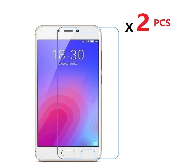 2 шт высокопрозрачная Защитная пленка для Meizu M6 M5C M5S глянцевая M3 M3S ME3 MU20 | Мобильные