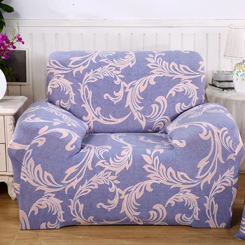 

Spandex Stretch Navy Blue Pentagram Sofa Cover Big Elasticity 100% Polyester Sofa Furniture Cover