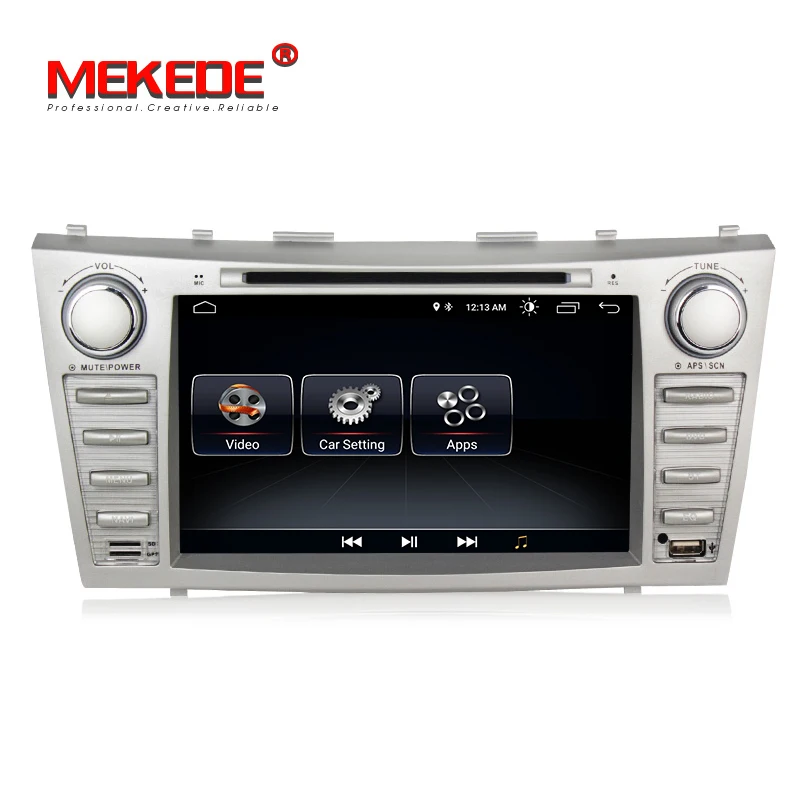 Top 2 DIN 8" Android 8.0 Car dvd player radio audio For Toyota Camry 2007 2008 2009 2010 With BT WIFI RDS dvd multimedia GPS Navi 3