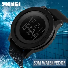 Hot SKMEI Women Sports Watches Fashion Casual Waterproof LED Digital Watch Women Student Wristwatches For Men Women