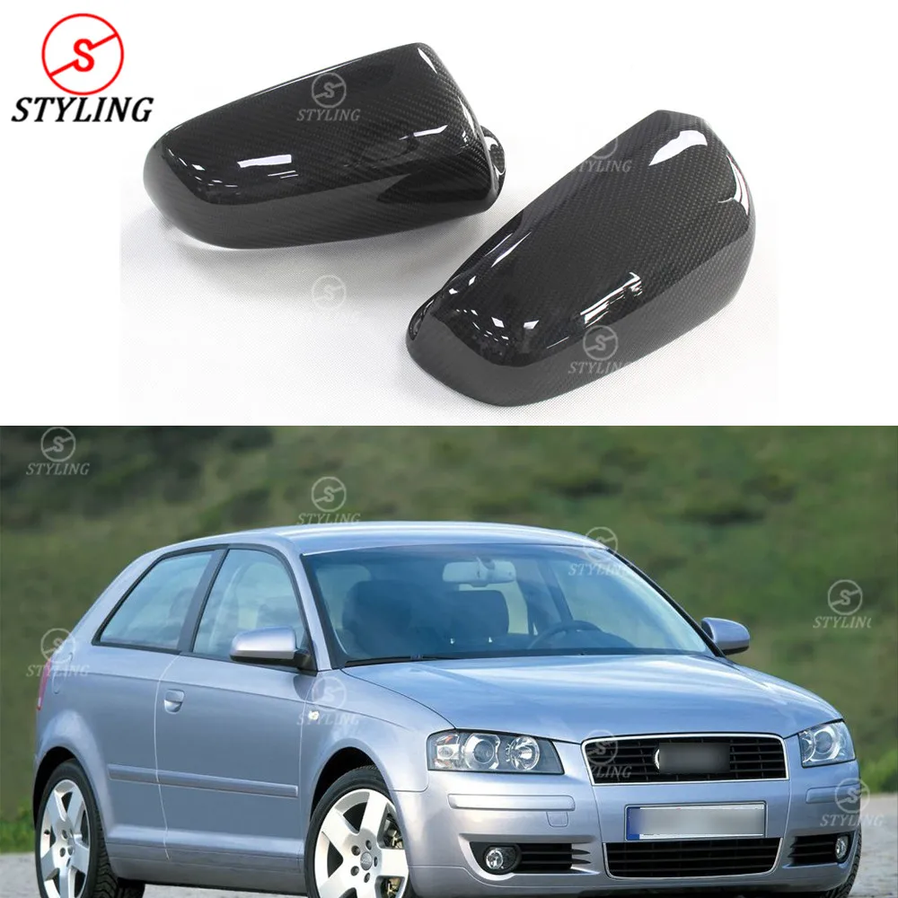 A4 B7 Mirror Cover Replacement style For Audi A3 mirror cover S6 Carbon