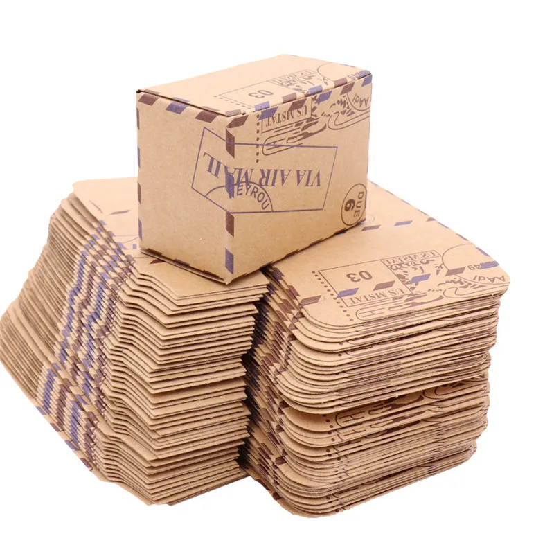 

20pcs Wedding Vintage Candy Box Chocolate Packaging Gift Box Wedding Gifts Bag Party Supplies Creative gift box