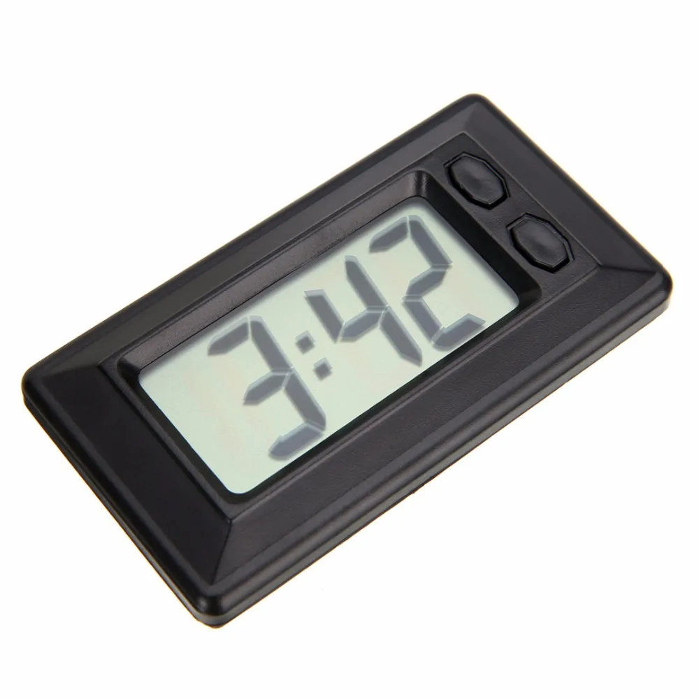 LCD Digital Clock Car Dashboard Clock Desk Date Time Ultra Thin Digital Calendar Clock for Car Motorcycle Accessory LCD Digital Clock Car Dashboard Clock Desk Date Time Ultra Thin Digital Calendar Clock for Car Motorcycle Accessory