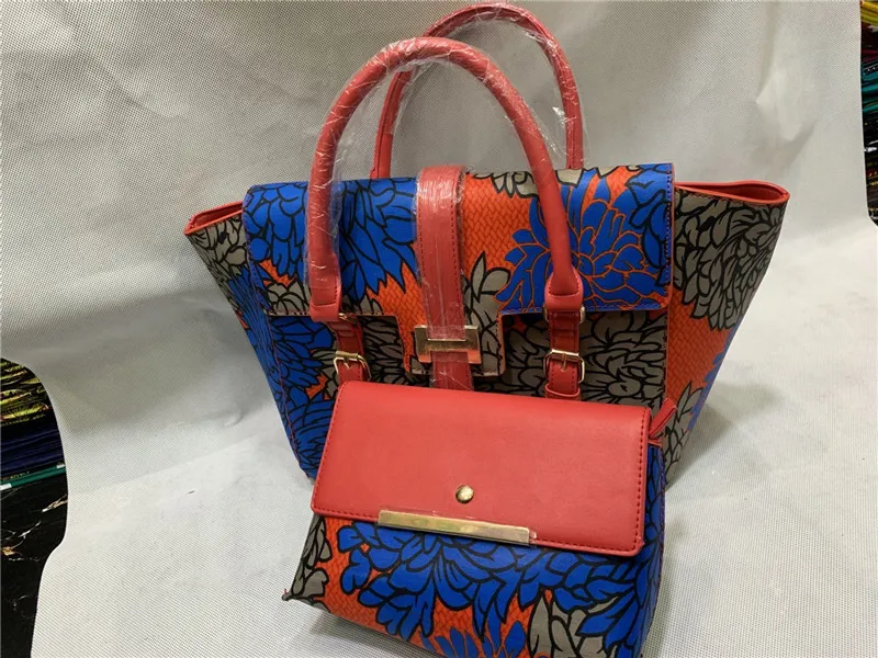 

african wax women handbag F93-9