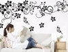 Hot DIY Wall Art Decal Decoration Fashion Romantic Flower Vine Wall Sticker TV Background Wall Stickers Home Decor 3D Wallpaper ► Photo 3/4