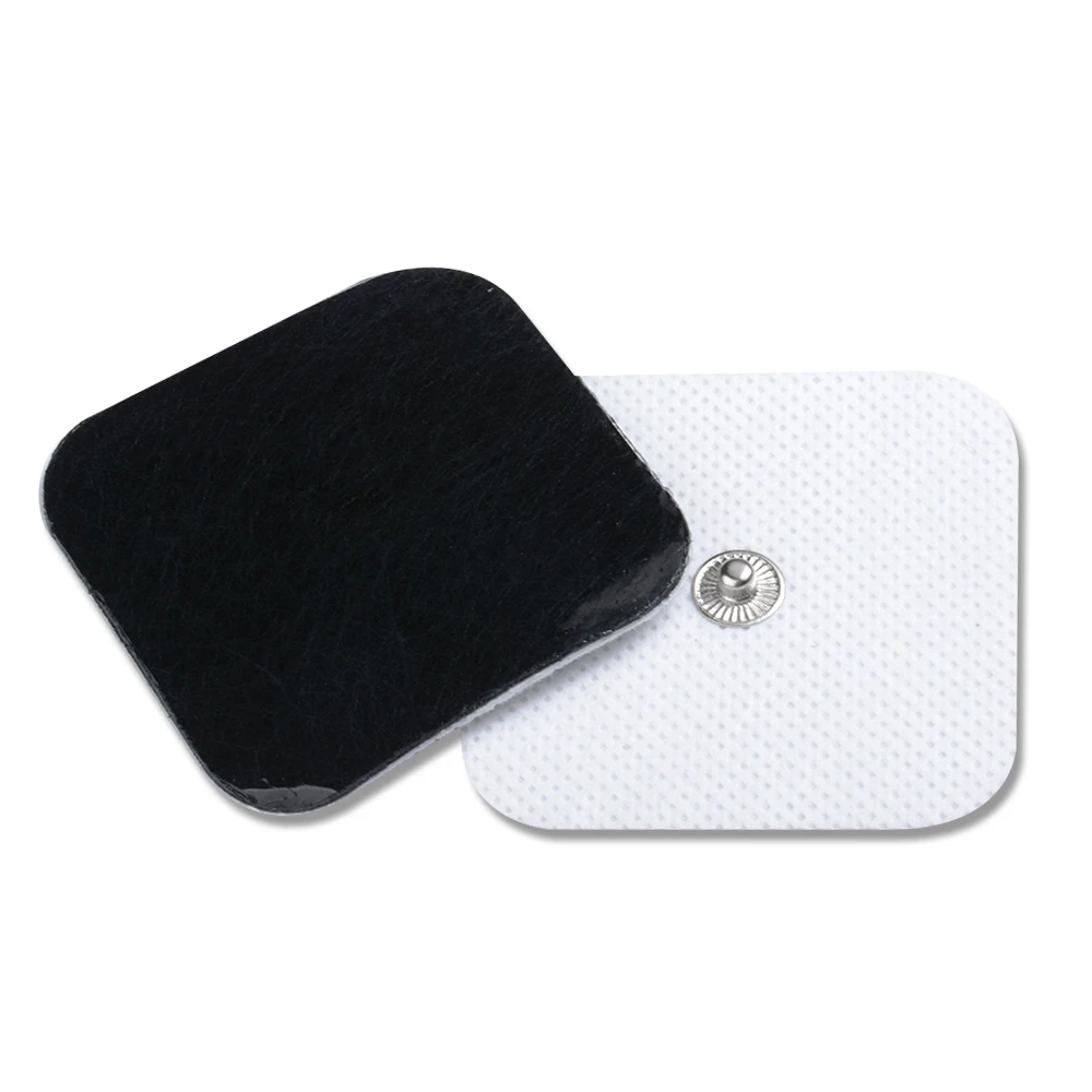 100 Pairs Tens Electrodes Pads With Button 3.5mm Use For Tens/ems
