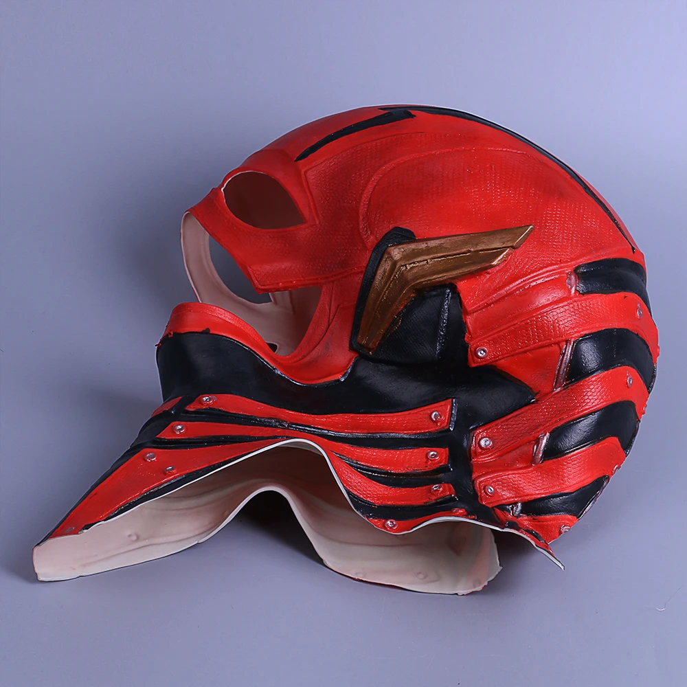 Adlut Mask Justice League The Flash Mask Cosplay Costumes Latex Masks Props Full Face (5)