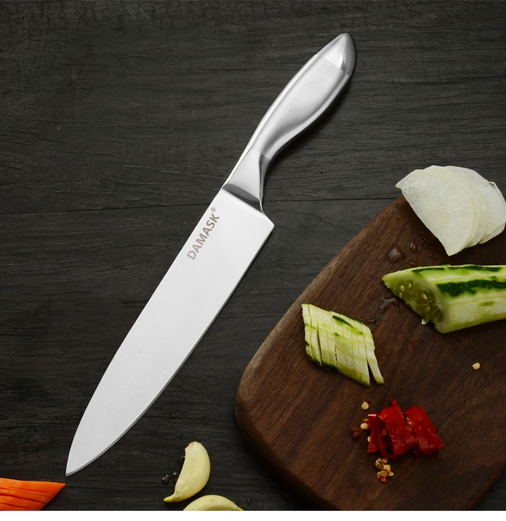 Дамасский японский кухонный нож шеф-повара из нержавеющей стали, кухонный нож повара, легкий нож для мяса, аксессуары для приготовления пищи