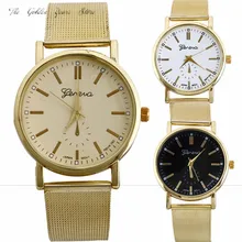New Fashion Assista 2017 Relógio Das Mulheres Dos Homens Relógios relogio Reloj Relógio Unisex amante presente Clássico De Aço inoxidável Quartzo Ouro 1220d40