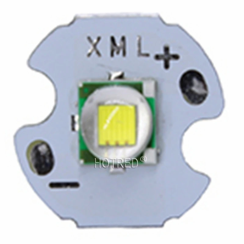 Светодиодный диодный излучатель CREE XML XM L T6 1 шт. 10 Вт холодный белый 10000 К теплый