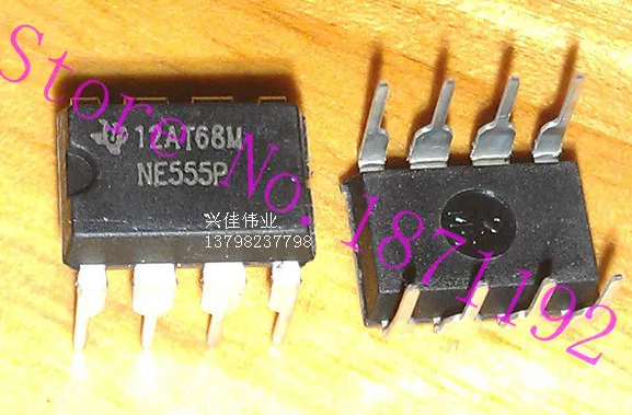 50pcs. free shipping NE555P 555P NE555 Timer Integrated Circuit DIP-8 555 timer IC Chip | Электронные компоненты и