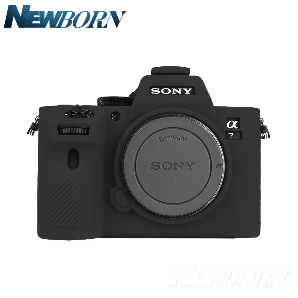 Топ текстура дизайн резиновый силиконовый чехол защитная рамка для sony A7 III, A7R III ILCE-A7RM3 ILCE-A7M3