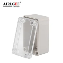 130*80*70 мм наружная пластиковая водонепроницаемая распределительная коробка ПК прозрачная крышка кабельный ящик уплотнение безопасности распределительная коробка