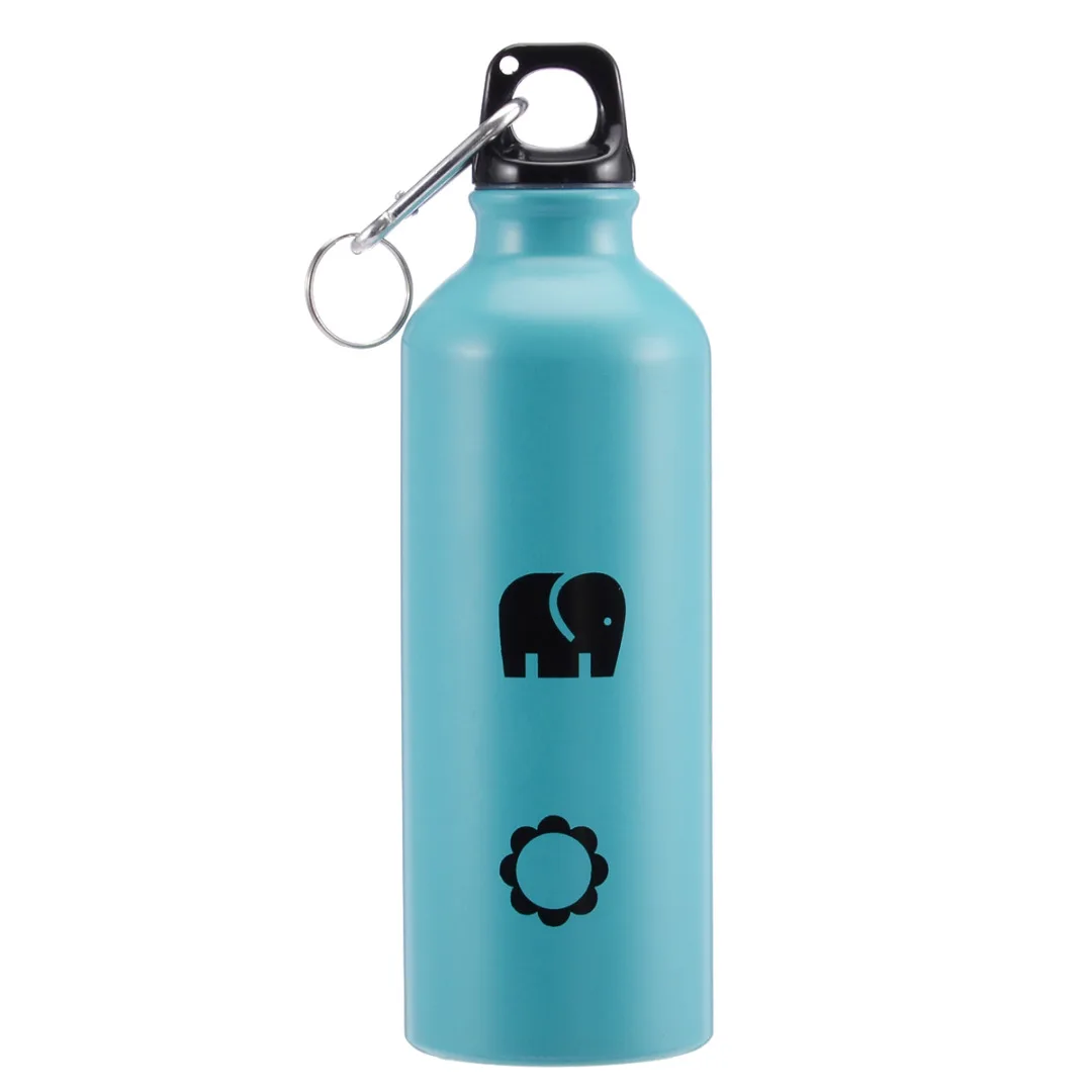 Portable Outdoor Sports 500ML Bicycle Water Bottle Cycling Bicycle Camping Cartoon Aluminum Alloy Water Bottle High Quality