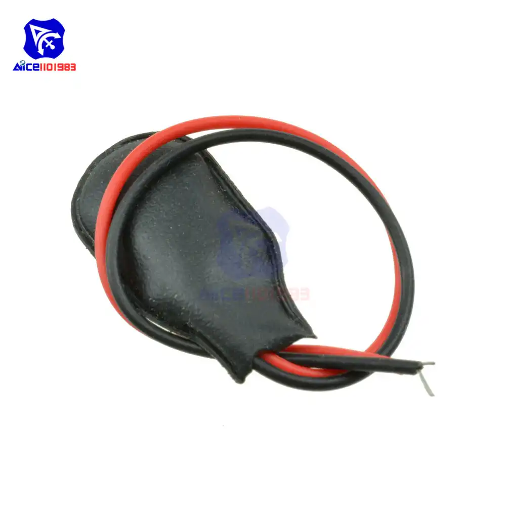 10Pcs 9V Battery Snap Holder Clip Connector Hard Shell 10CM Cable Lead RD