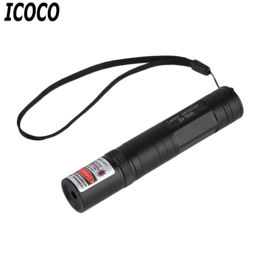 

ICOCO High Quality Waterproof Durable & Corrosion Resistance 10 miles Laser Pointer Pen 532nm 850 Visible Beam Bright Light New