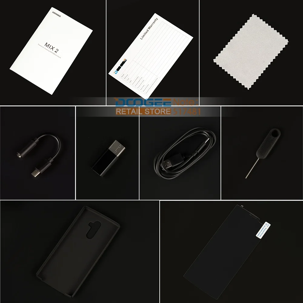 Doogee Mix 2 5 99 &quotFHD + 18:9 6 ГБ Оперативная память 128 Встроенная без рамки мобильный
