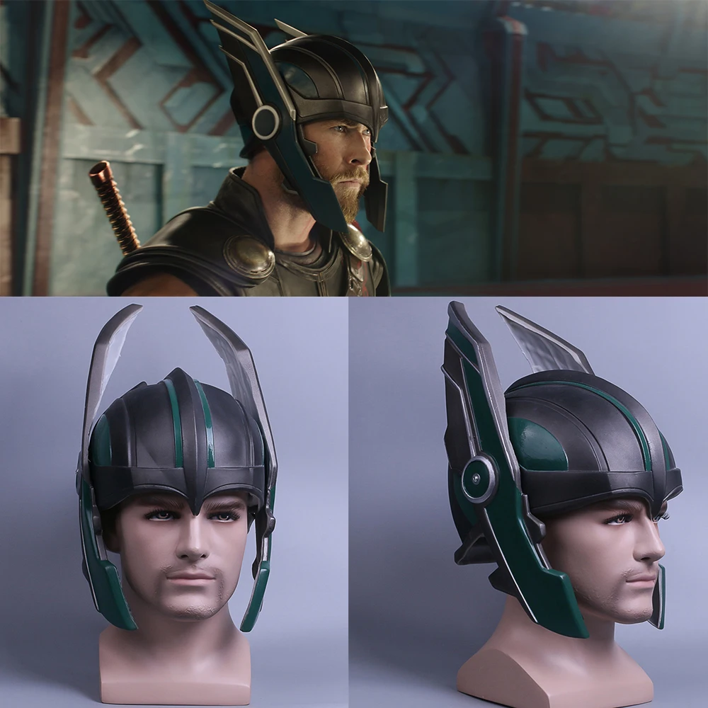 

Helmet Thor 3 Ragnarok Helmet Cosplay Thor Helmet PVC Mask Handmade Halloween Mask Caps New