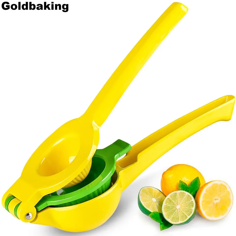 Goldbaking Премиум качество Металл соковыжималка для лимона Лайма ручной цитрусовых