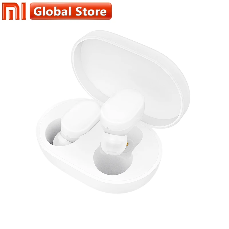 Xiaomi AirDots Bluetooth наушники Молодежная версия оригинальные TWS наушники-вкладыши бас BT 5,0 с микрофоном беспроводные наушники гарнитура