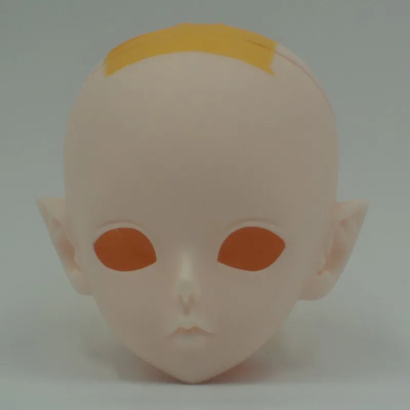 4 bjd head pink