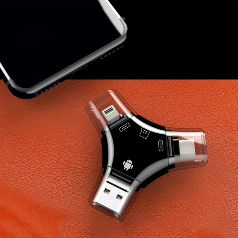Creative Mobile У диска 4 в 1 универсальный USB флэш-диск для Apple, Android Тип-C ПК OTG картридер