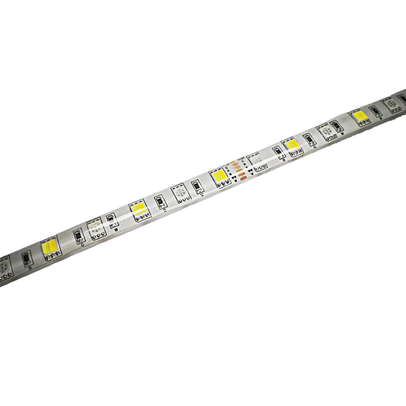 Новый светодиодный RGB + CCT полоса 12 мм ширина FPC 5050 IP20 IP65 IP67 12V RGBCCT светильник Гибкая