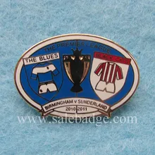 Эллипс футбольная лига булавки Значок команды на заказ брошь