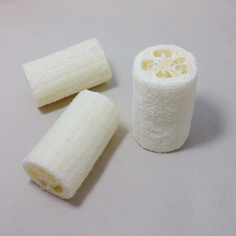 Губка для душа для тела для душа Губка скруббер натуральный Luffa Loofa для купания Массажная губка для тела скруббер Чаша Горшок для мытья