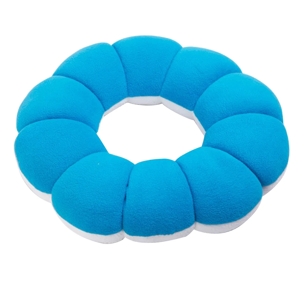 Donut Ring Cervical Neck Pillow Outdoor Sports Car Decoration Travel Twist Flower Shape Pillow