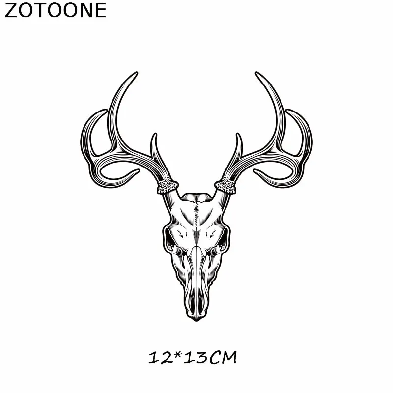 ZOTOONE Простой череп Тигр железные патчи для одежды Ловец снов теплопередача для футболок Наклейки Аппликации в подарок E - Цвет: 631