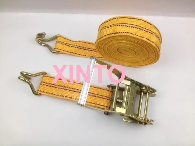 

2",55MM,5TX15M Aluminum alloy steel handle,ratchet tie down cargo lashing shipping package strap car auto truck assembly sling