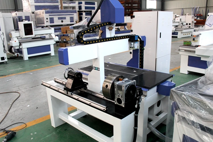 ACCTEK 4 оси роторная резьба по дереву cnc маршрутизатор 3d 6090 для продажи|Фрезы дереву|
