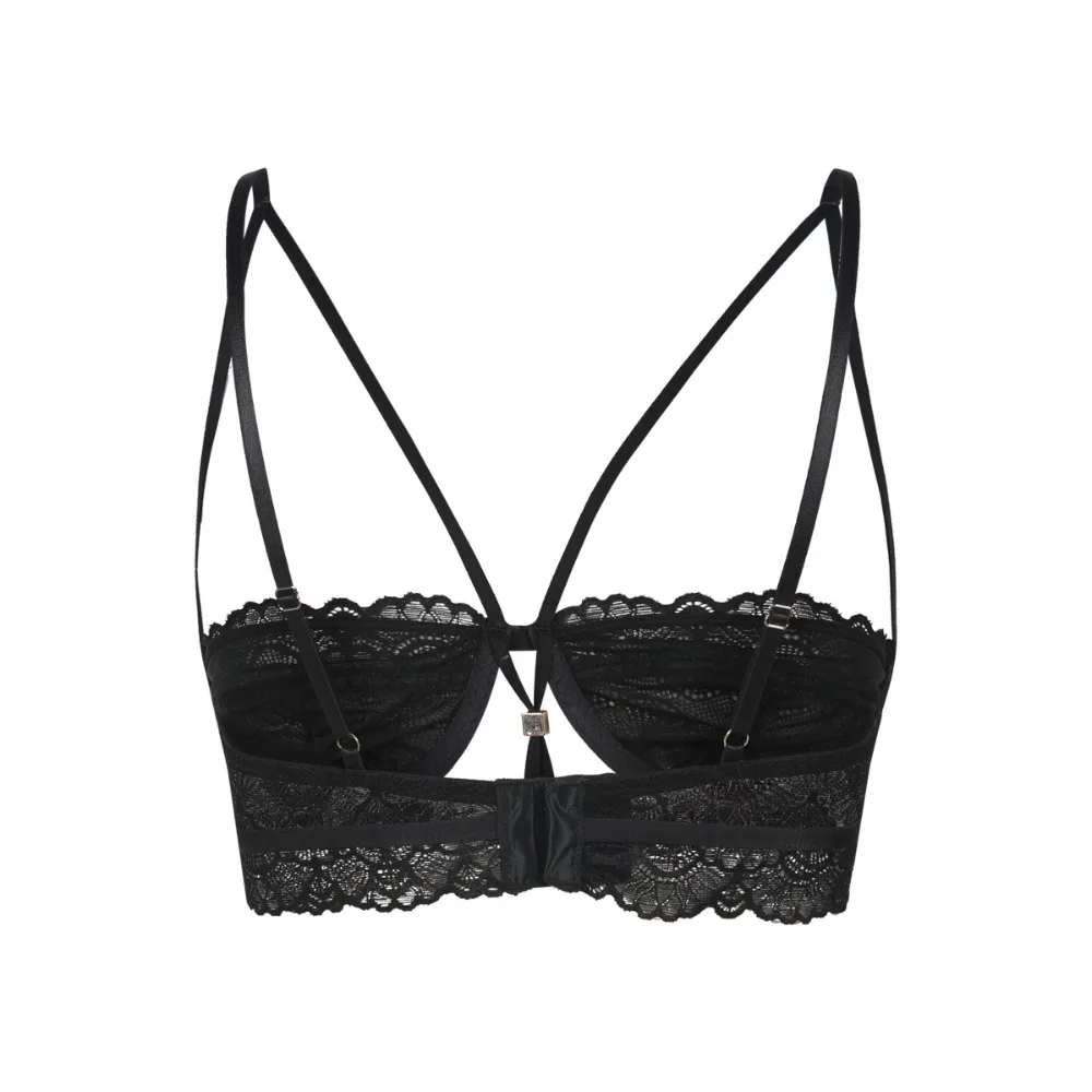 Missomo 2017 Sexy New Solid Black Bras For Women Floral Lace Underwire Stripped Female Adjustable Bralettes Breathable Lady|bras for women|bra