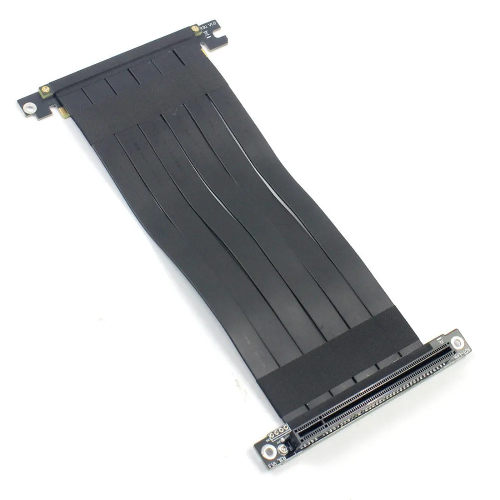 Graphics Adapter Extension Cable PCI E x16 Pcie 3.0 Compatible ITX Custom Chassis 20cm R33UL for