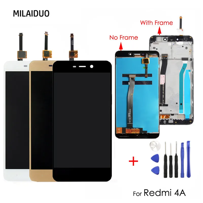 ЖК-дисплей для Xiaomi Redmi 4A сенсорный экран дигитайзер ЖК сборка Замена 5 0
