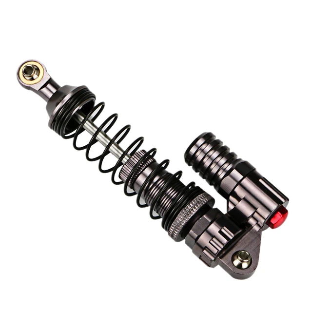 2Pcs Aluminium Alloy 90Mm Absorber Shocks For 1/10 Scale Rc Rock Crawlers Axial Scx10 D90 Truck 6